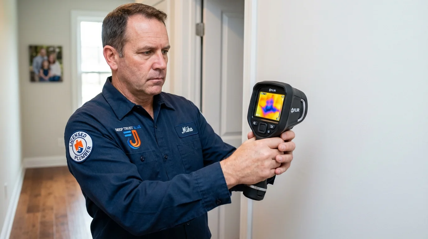 Thermal imaging leak detection by Johns Plumbing LLC in Ordway